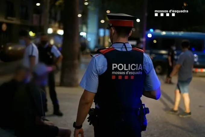 Un agente de los Mossos d'Esquadra.