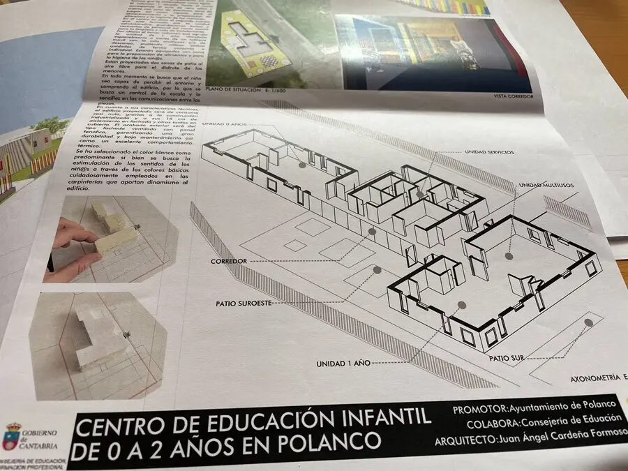 Archivo - Representaci&oacute;n gr&aacute;fica del futuro centro de 0 a 2 a&ntilde;os de Requejada