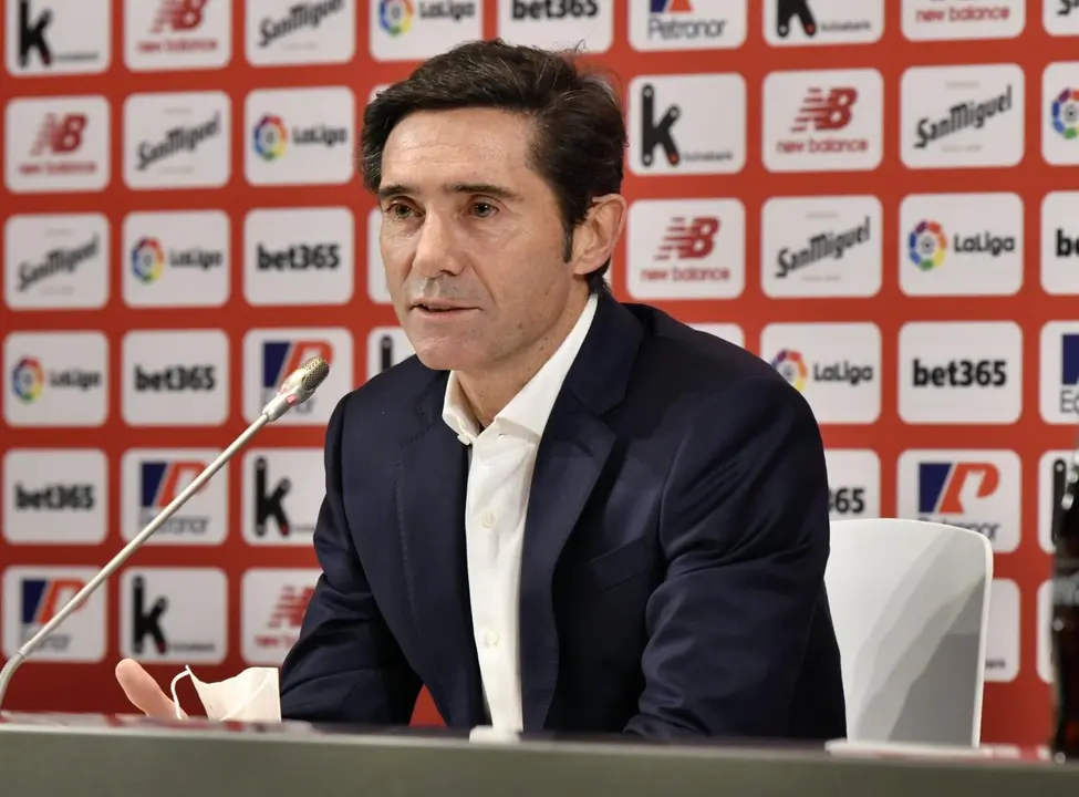 El entrenador del Athletic Club, Marcelino Garc&iacute;a Toral.
