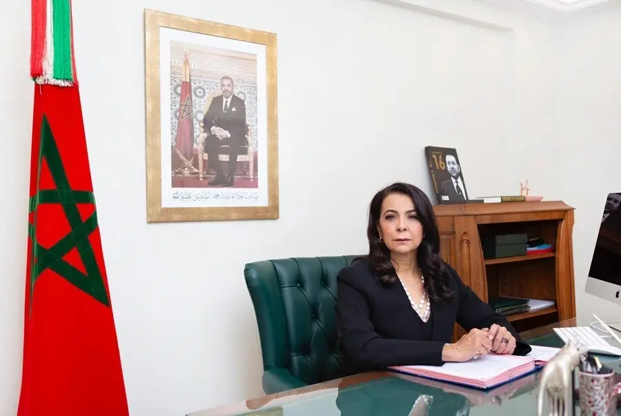 Archivo - La embajadora de Marruecos en Espa&ntilde;a, Karima Benyaich