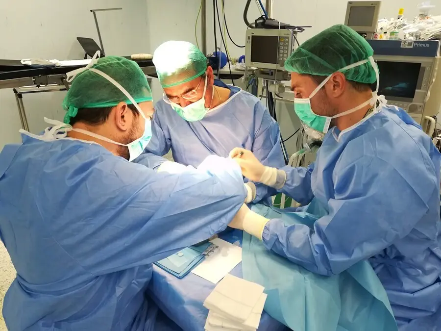 Archivo - Trasplante de &oacute;rgano en el Hospital de Poniente