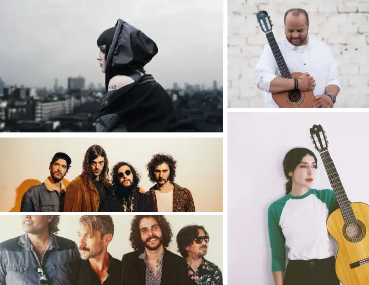 Los artistas que actuar&aacute;n en 'Las noches Raqueras'.