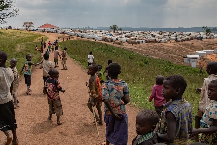 Archivo - Campamento de desplazados de Loda, en Rep&uacute;blica Democr&aacute;tica del Congo