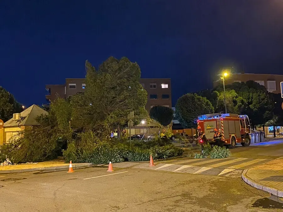 Da&ntilde;os provocados por las tormentas en Alc&aacute;zar de San Juan.