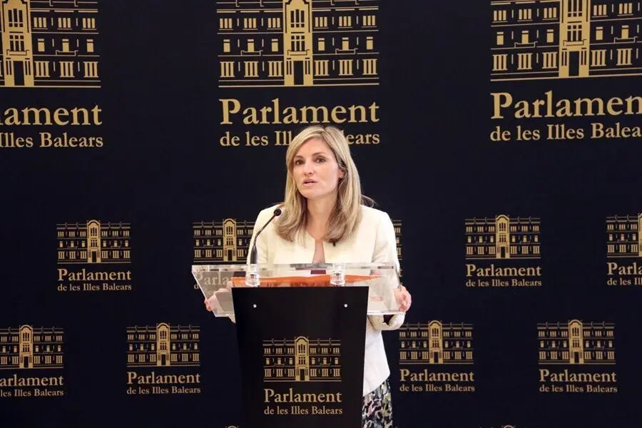 Archivo - La coordinadora auton&oacute;mica de Ciudadanos (Cs) Baleares y portavoz del grupo parlamentario, Patricia Guasp.