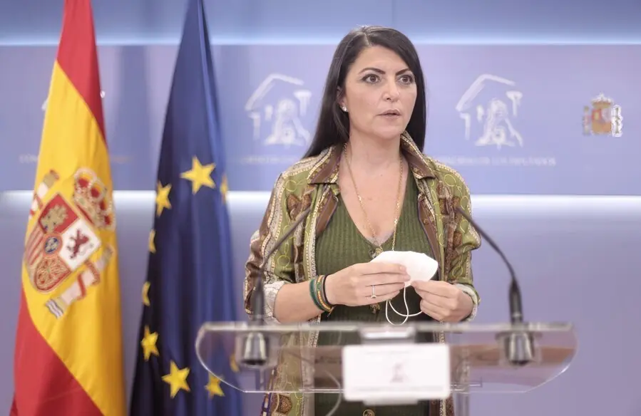 Archivo - La secretaria general del Grupo Parlamentario Vox en el Congreso, Macarena Olona