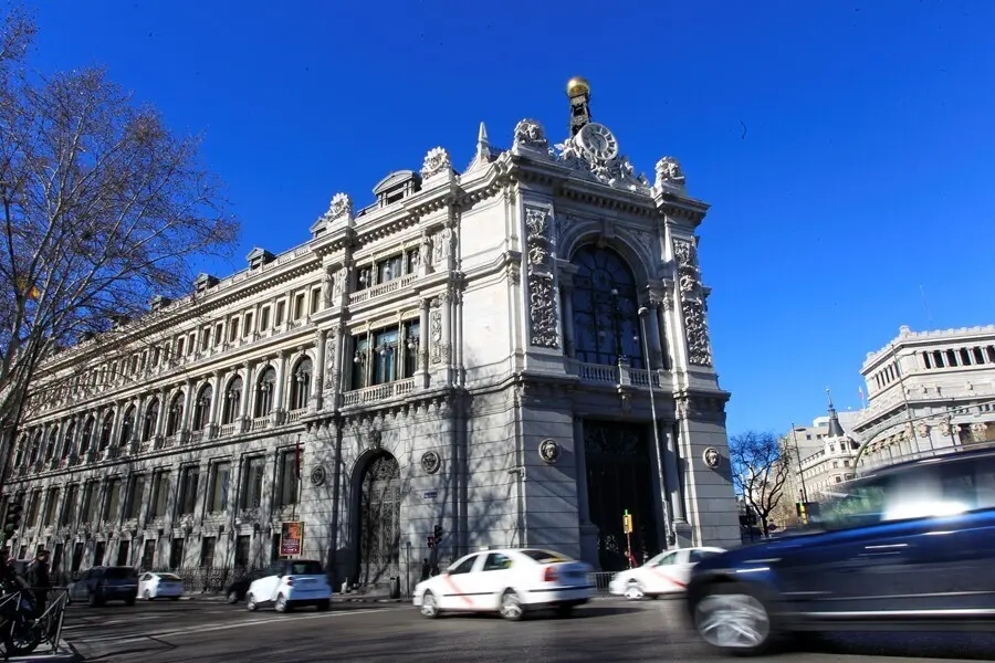 Archivo - Fachada del Banco de Espa&ntilde;a