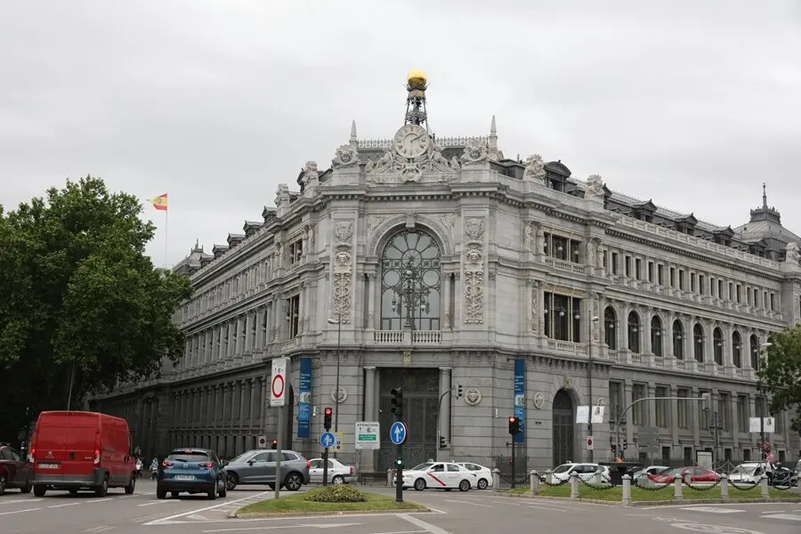 Archivo - Sede del Banco de Espa&ntilde;a el d&iacute;a que ha publicado su informe anual, a 13 de mayo de 2021, en Madrid (Espa&ntilde;a).