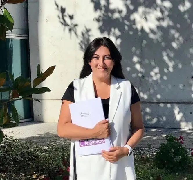 La secretaria de Acci&oacute;n Institucional de Podemos Andaluc&iacute;a, Alejandra Dur&aacute;n.