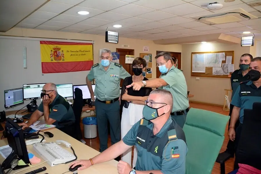 Visita de Mar&iacute;a G&aacute;mez a Melilla