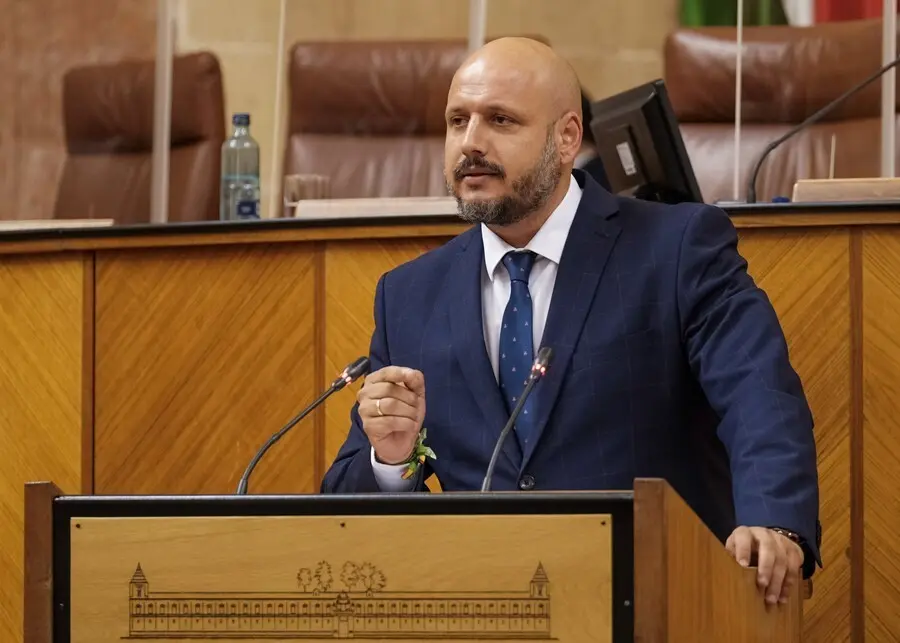 Archivo - El portavoz adjunto de Vox en el Parlamento de Andaluc&iacute;a, Rodrigo Alonso.