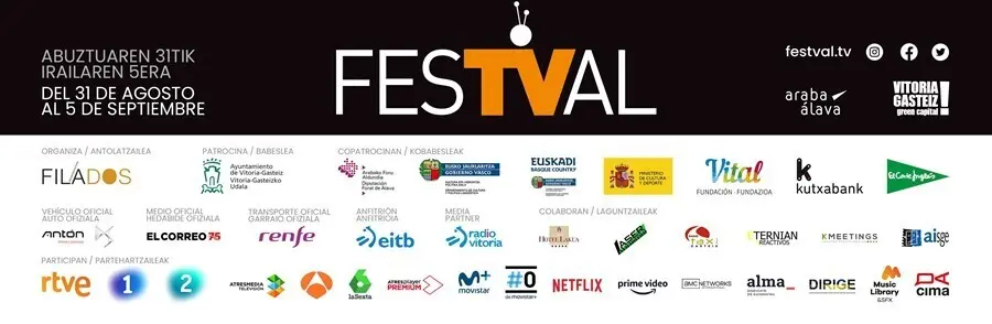 Cartel del Festival de Televisi&oacute;n de Vitoria-Gasteiz