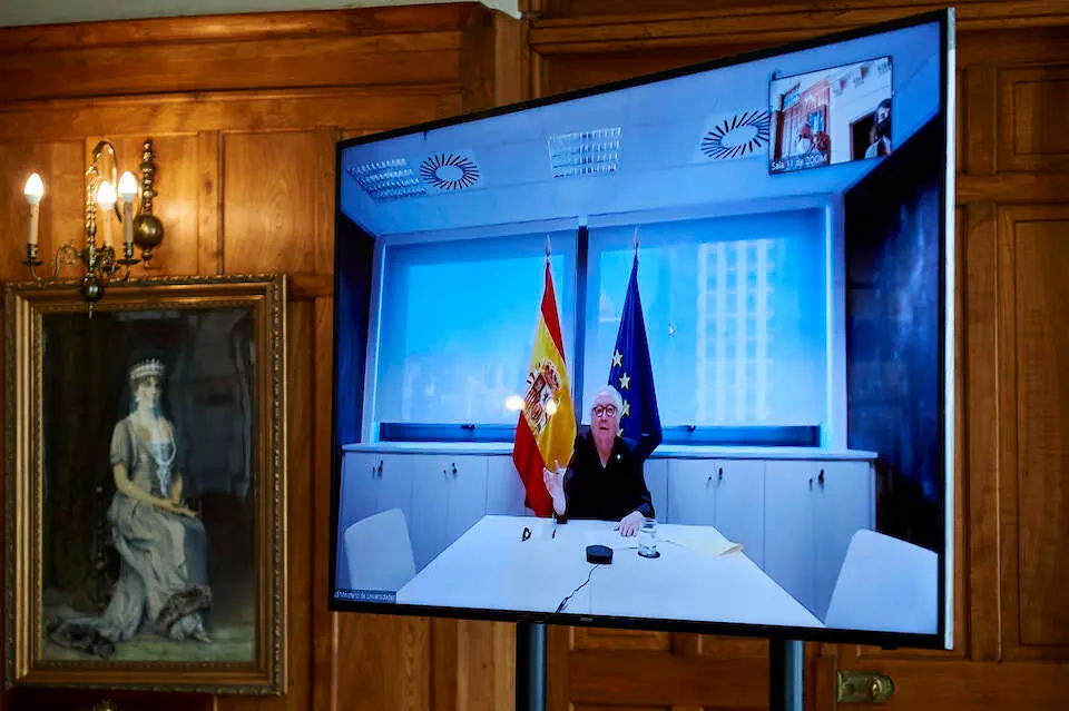 Manuel Castells, Ministro de Universidades. / Juan Manuel Serrano Arce