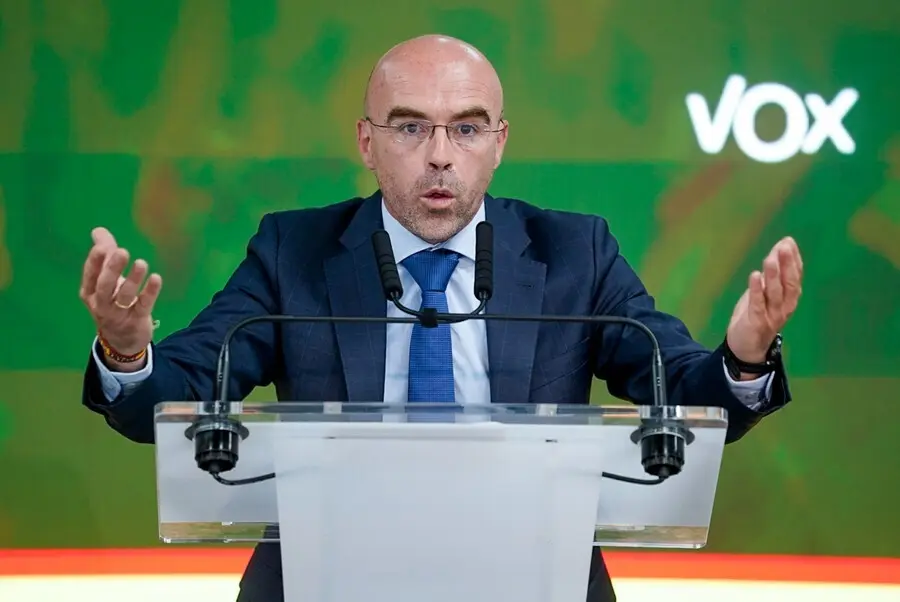 Archivo - El vicepresidente primero de Acci&oacute;n Pol&iacute;tica y eurodiputado de Vox, Jorge Buxad&eacute;