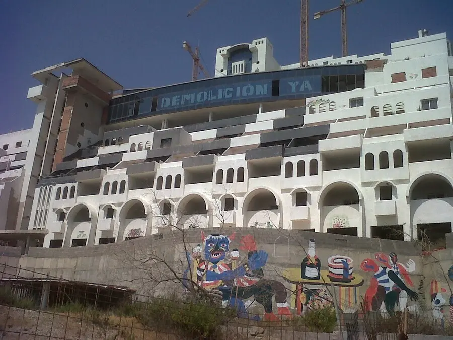 Archivo - El hotel de El Algarrobico en Carboneras (Almer&iacute;a). 