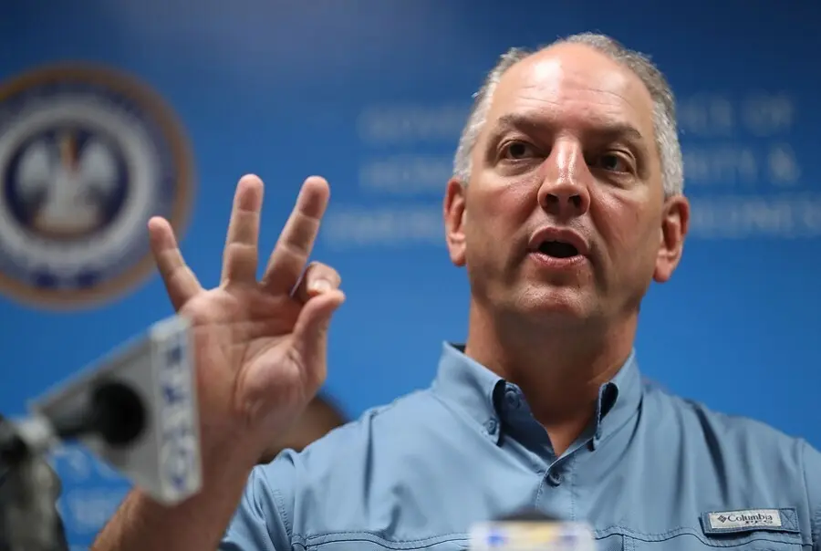 Archivo - El gobernador del estado de Luisiana, John Bel Edwards, en una imagen de archivo