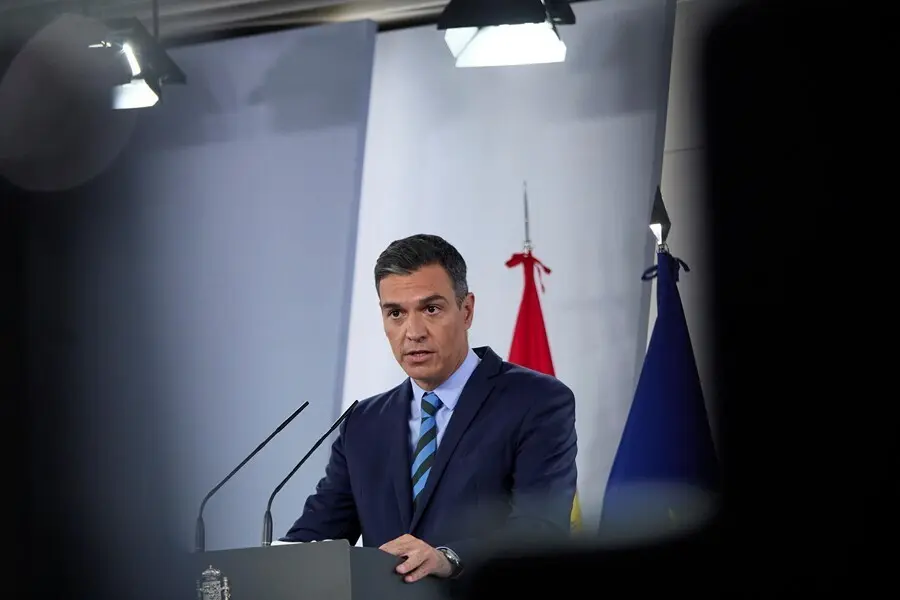 El presidente del Gobierno, Pedro S&aacute;nchez, comparece en rueda de prensa para dar cuenta de los asuntos tratados en la reuni&oacute;n del Grupo de Trabajo Interministerial