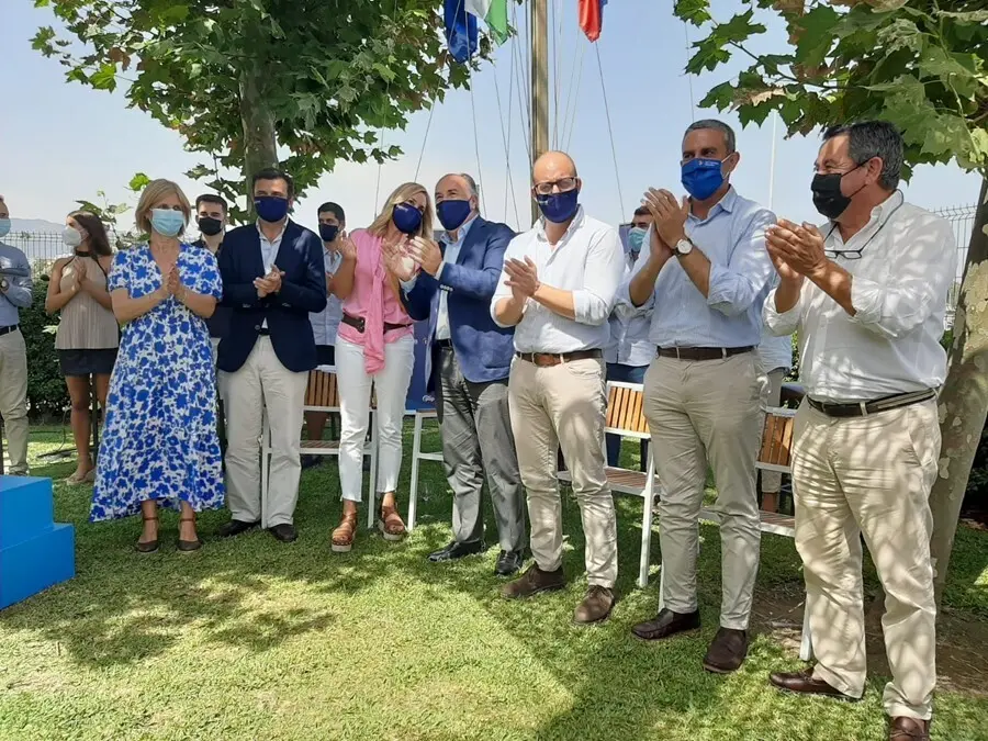 La vicesecretaria nacional de Organizaci&oacute;n del PP, Ana Beltr&aacute;n, durante su visita a Algeciras.
