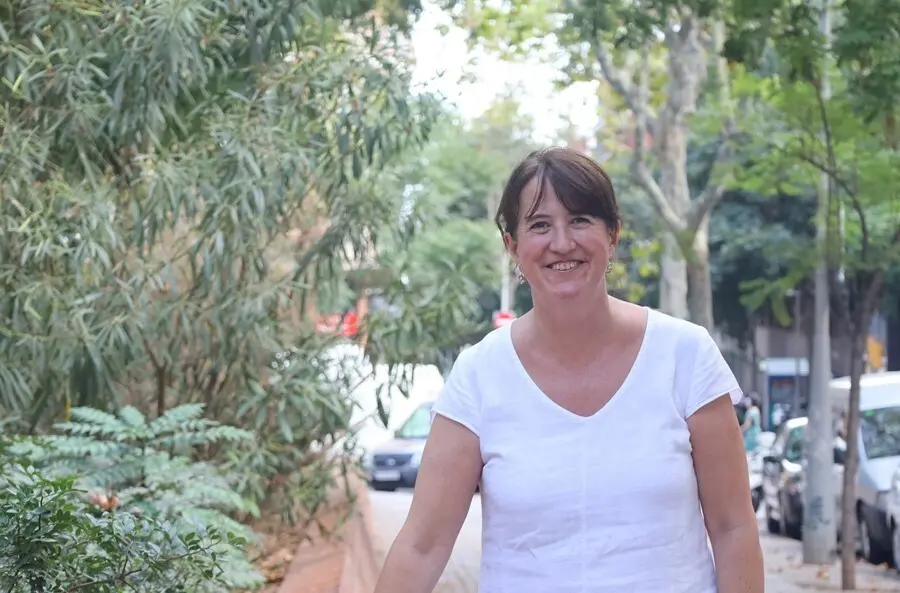 La presidenta de la ANC, Elisenda Paluzie, en una entrevista de Europa Press.