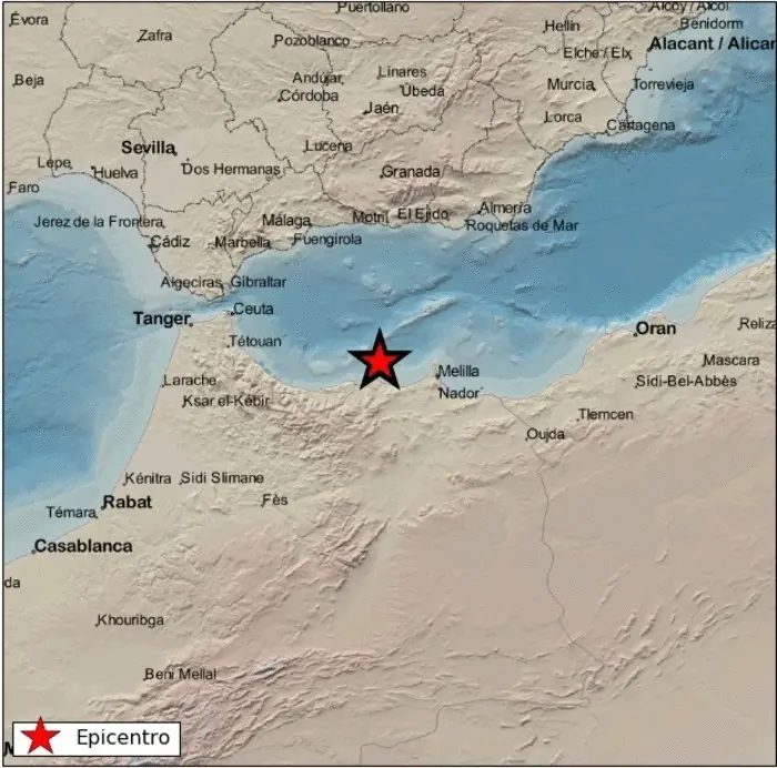 Sismo de baja intensidad en la serie de Albor&aacute;n