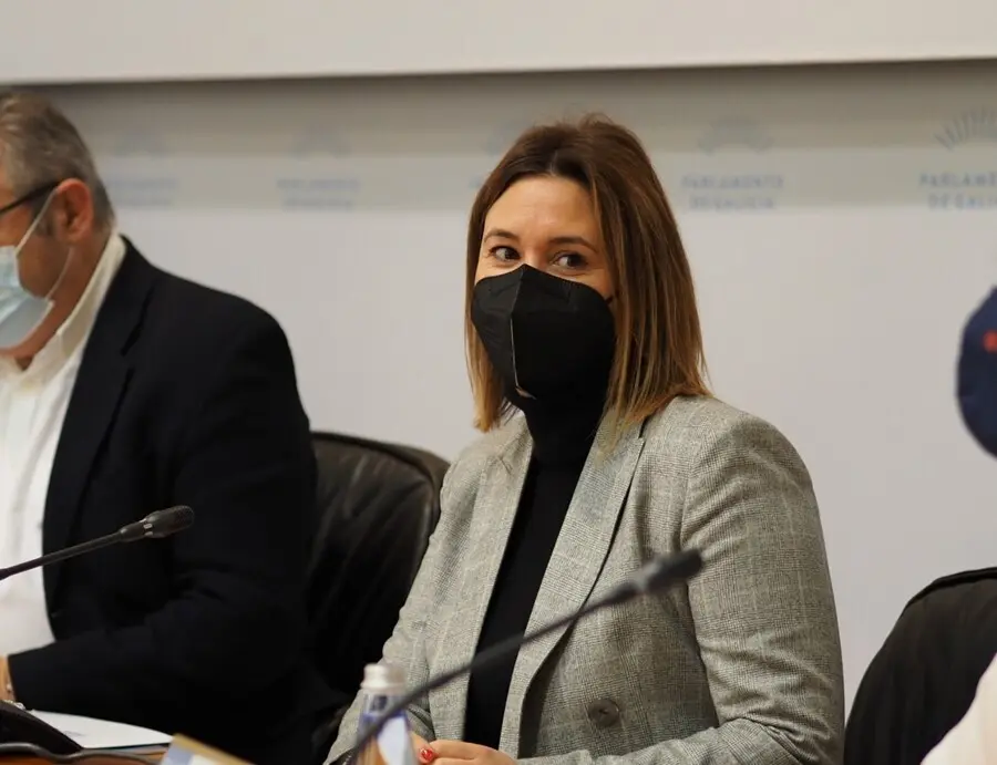 Archivo - Patricia Otero (PSdeG) en la comisi&oacute;n de Pesca