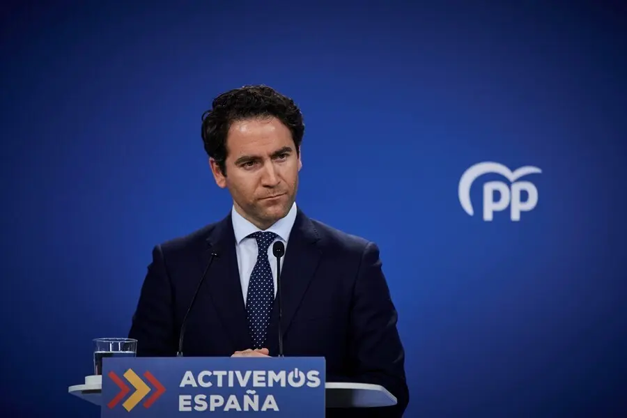 Archivo - El secretario general del PP, Teodoro Garc&iacute;a Egea.
