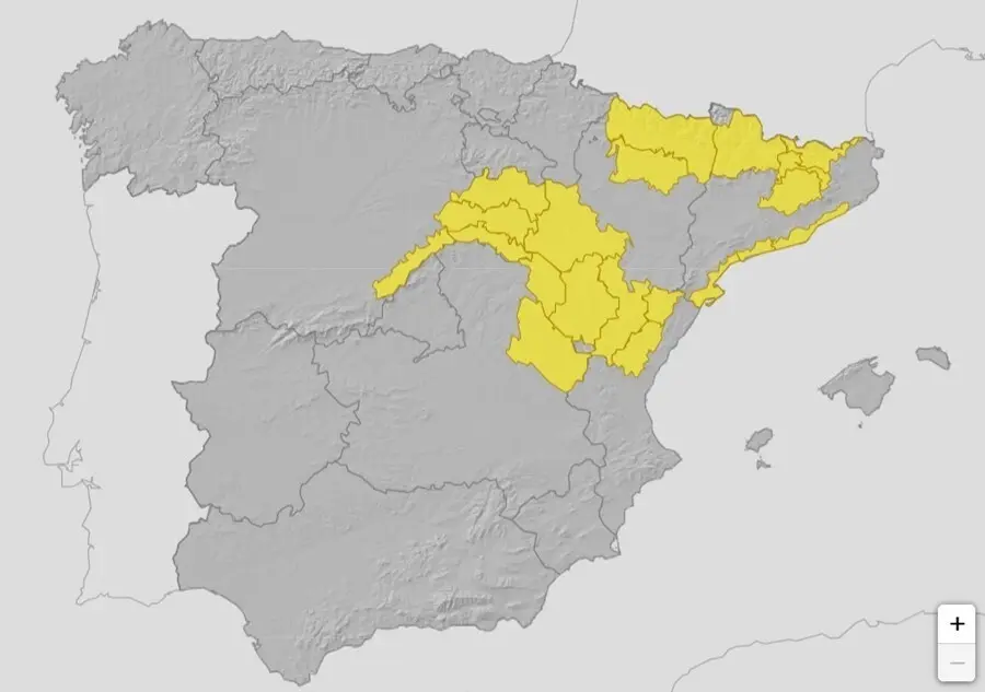 Previsiones de la AEMET para el martes 31 de agosto de 2021