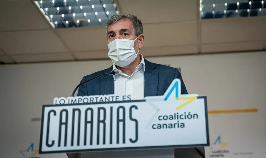 Archivo - El secretario general nacional de Coalici&oacute;n Canaria-PNC, Fernando Clavijo
