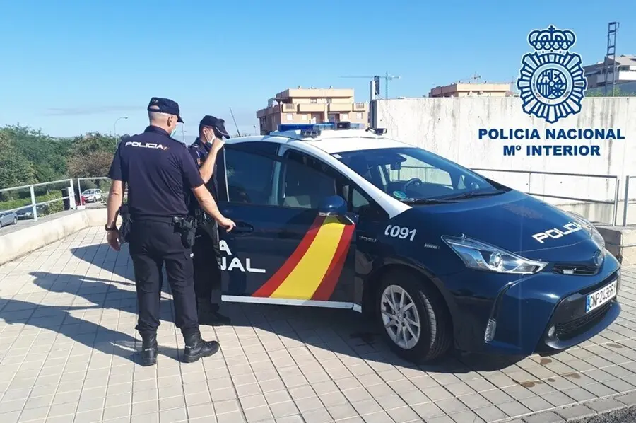 Coche patrulla de Polic&iacute;a Nacional