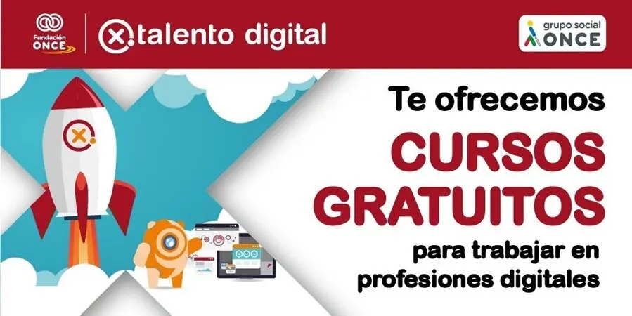 Por Talento Digital , de Fundaci&oacute;n ONCE, ofrece 11 nuevos cursos de formaci&oacute;n