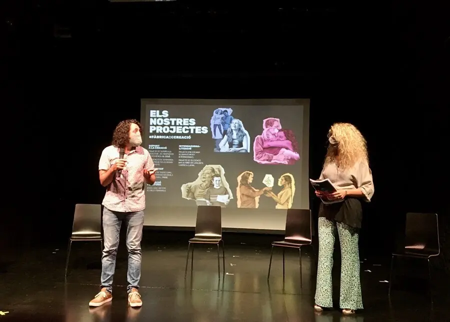 Presentaci&oacute;n de la temporada 2021-22 del Teatre Tantarantana de Barcelona con su director, Ferran Murillo.
