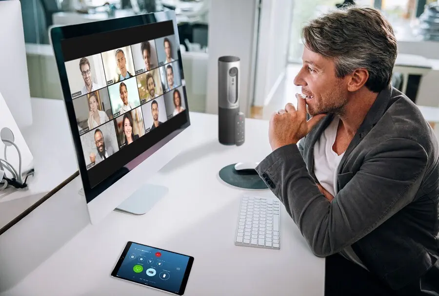 Archivo - Una videoconferencia a trav&eacute;s de Zoom