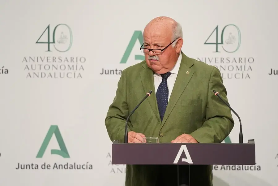 Archivo - El consejero de Salud y Familias, Jes&uacute;s Aguirre