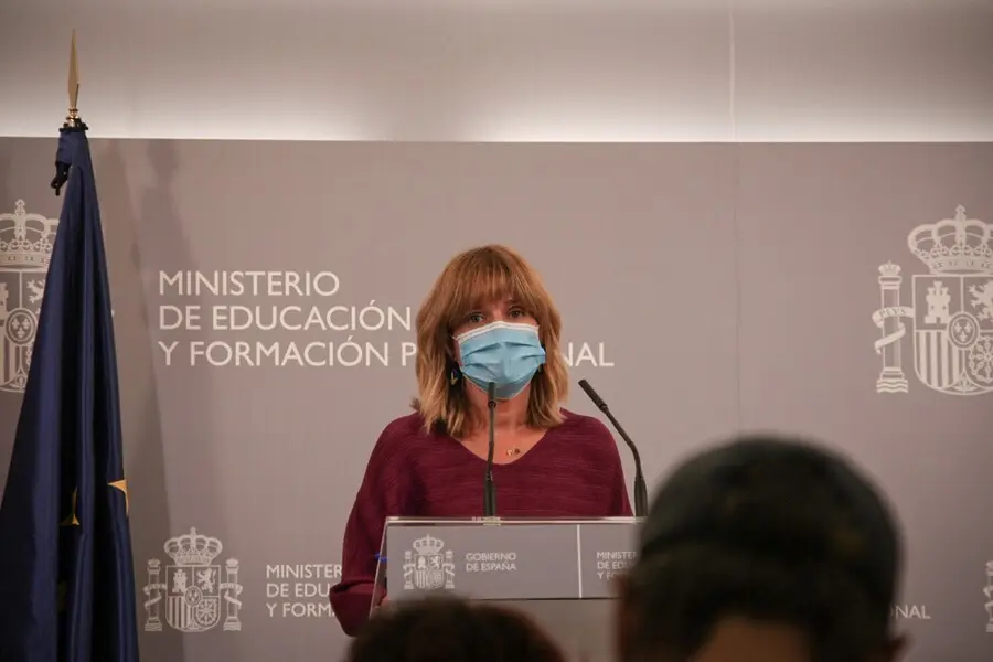 La ministra de Educaci&oacute;n y Formaci&oacute;n Profesional, Pilar Alegr&iacute;a.