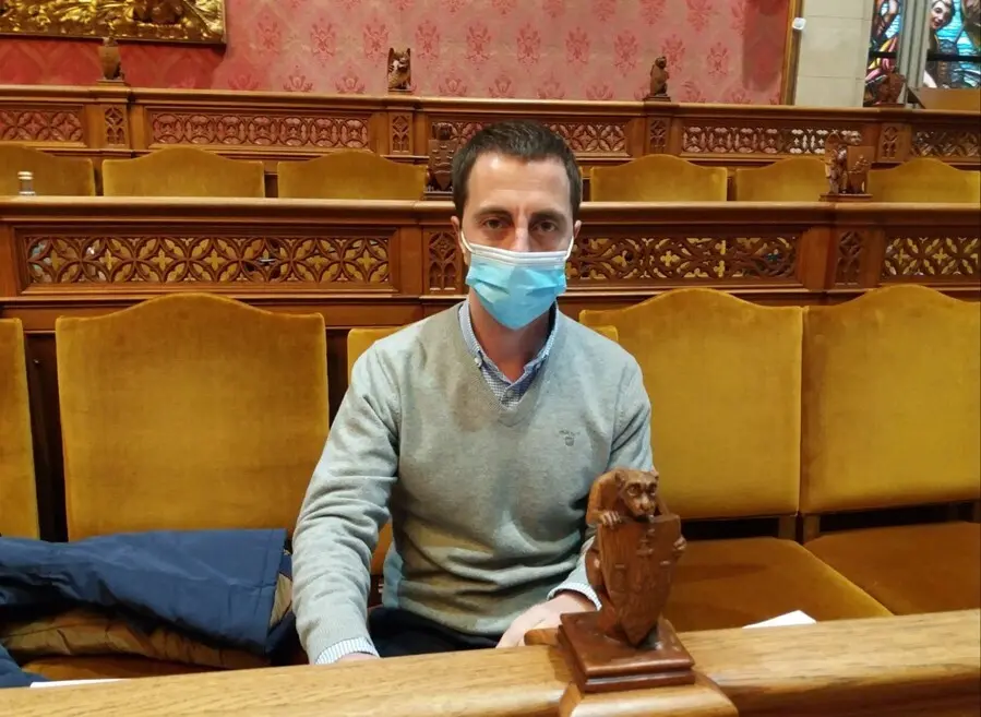 Archivo - El portavoz del PP en el Consell de Mallorca, Lloren&ccedil; Galm&eacute;s.