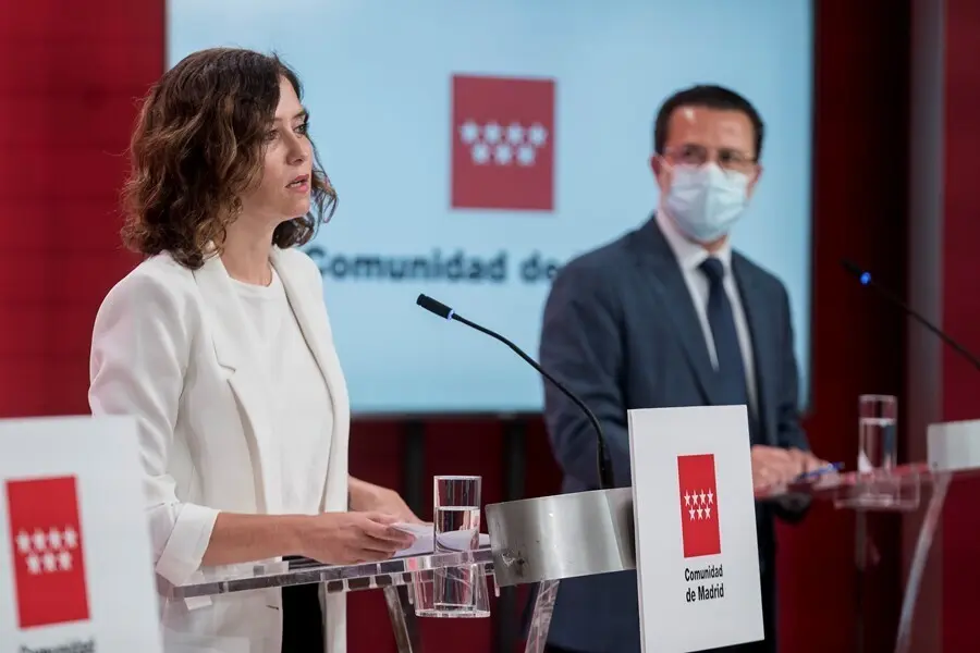 La presidenta de la Comunidad de Madrid, Isabel D&iacute;az Ayuso 