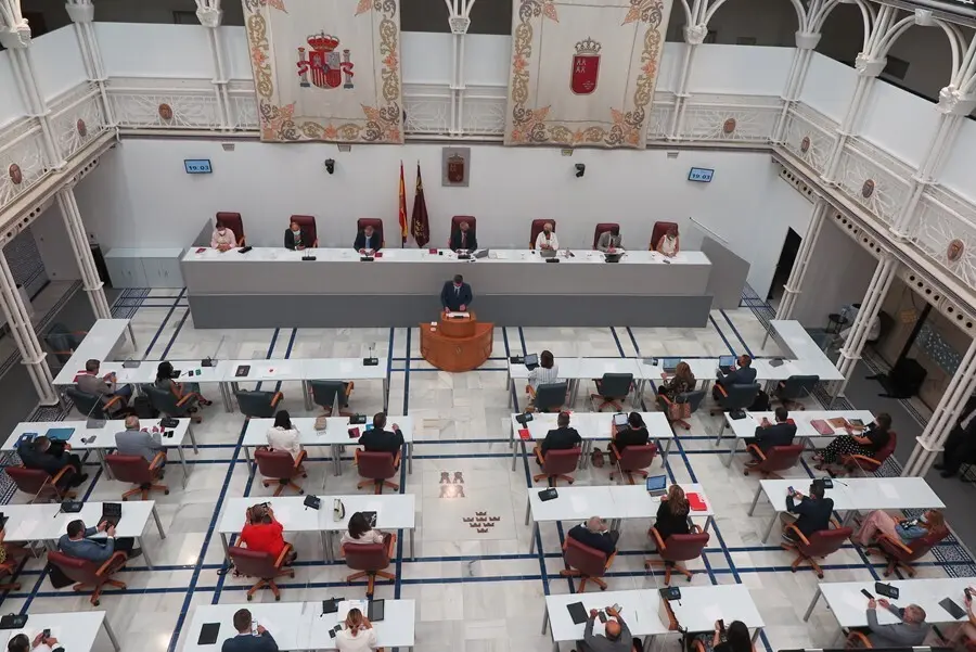 El consejero de Agua, Agricultura, Ganader&iacute;a, Pesca y Medio Ambiente, Antonio Luengo, comparece en la Asamblea Regional para informar sobre la situaci&oacute;n del Mar Menor