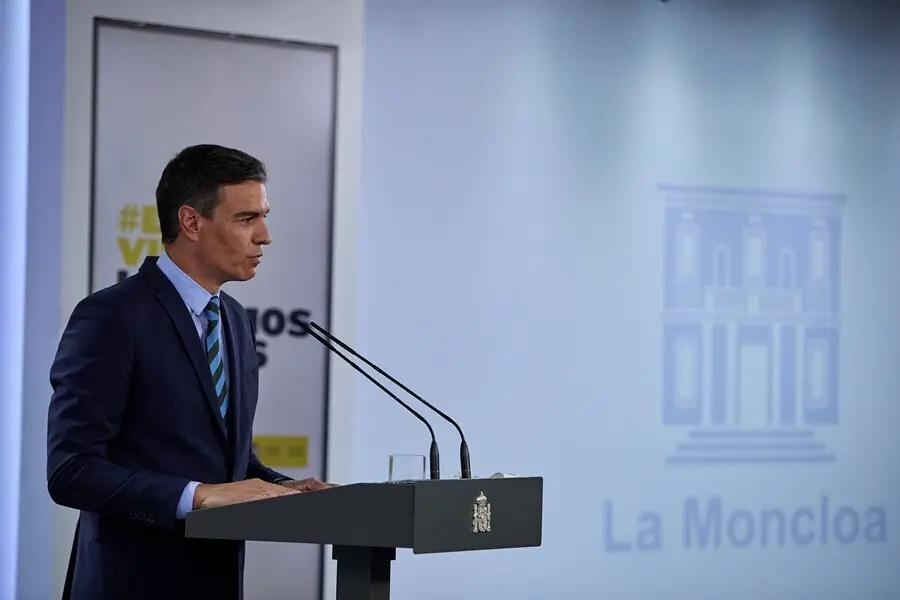 El presidente del Gobierno, Pedro S&aacute;nchez.
