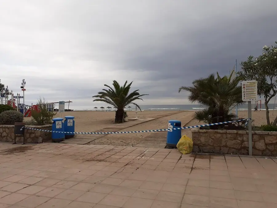 Lluvias torrenciales en Sagunt en imagen de archivo