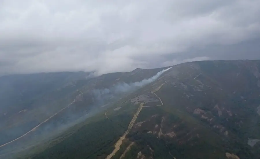 Incendio en Vega del Castillo (Zamora).