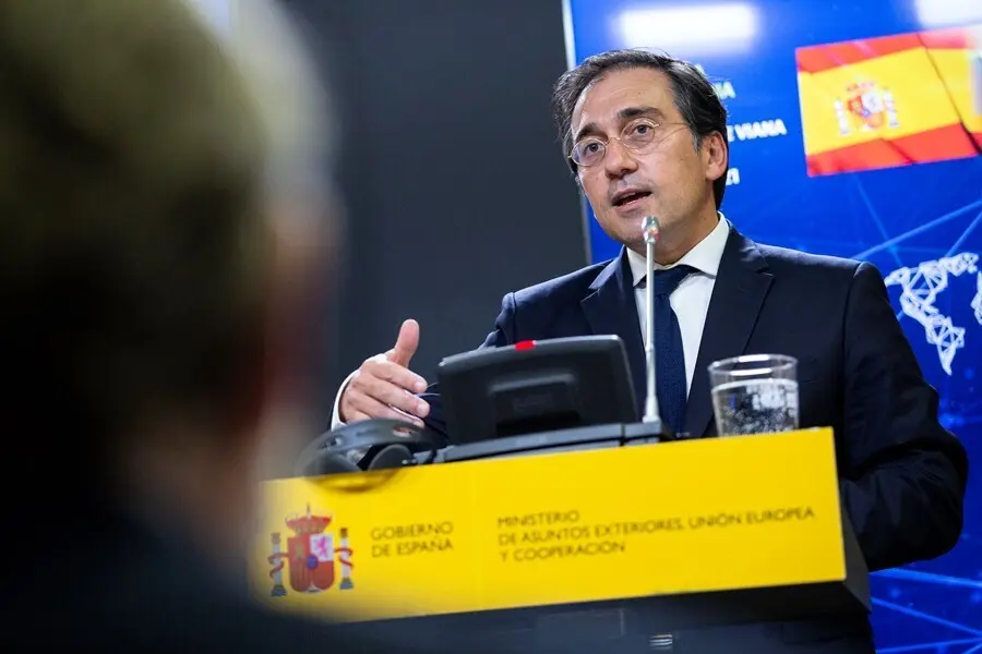 El Ministro de Asuntos Exteriores, Uni&oacute;n Europea y Cooperaci&oacute;n, Jos&eacute; Manuel Albares