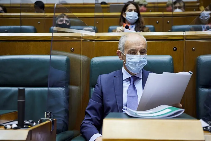El vicelehendakari primero y consejero de Seguridad, Josu Erkoreka.