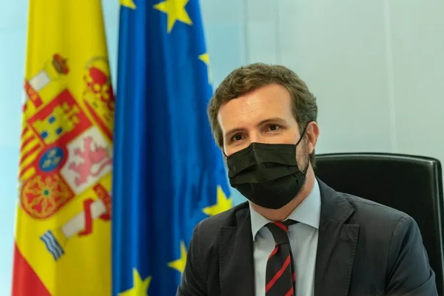 El l&iacute;der del PP, Pablo Casado
