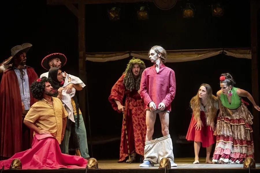 El viaje l&uacute;dico al comienzo del Siglo de Oro de Fiesta de farsantes llega a Teatros del Canal