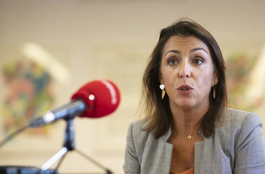 Marta Bosquet, durante la entrevista