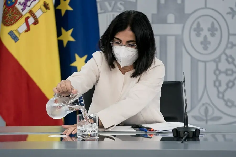 La ministra de Sanidad, Carolina Darias