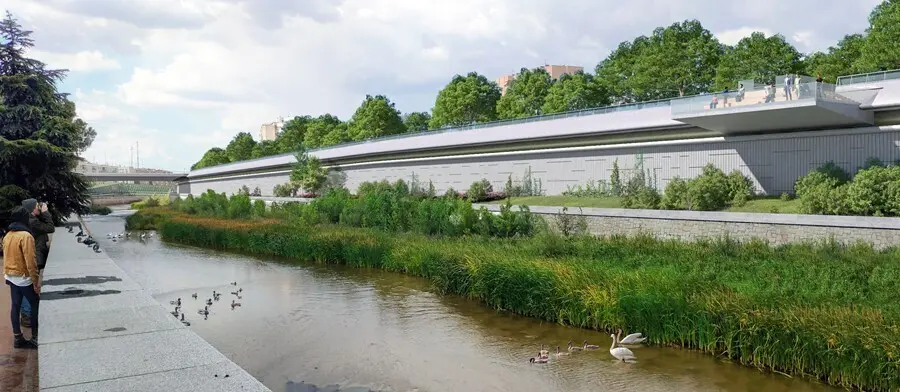 Comienzan las obras para la cubrici&oacute;n de la M-30 junto al antiguo estadio Vicente Calder&oacute;n