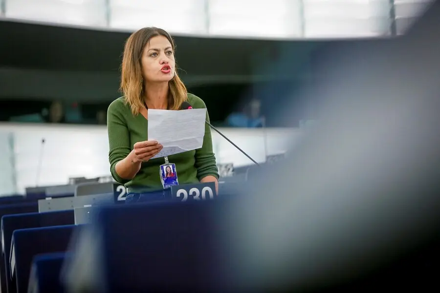 Archivo - La eurodiputada y portavoz federal de IU, Sira Rego.