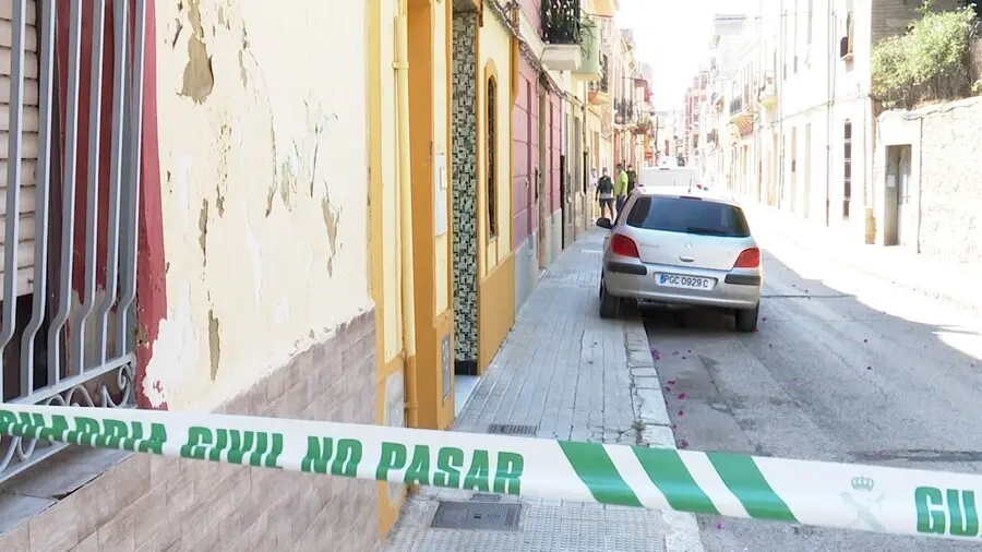 Lugar del suceso en Moncada