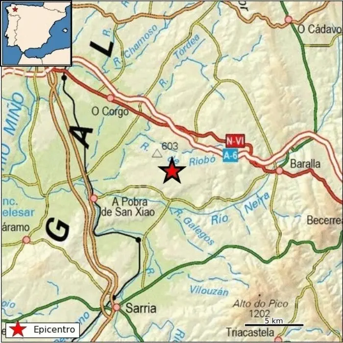 El epicentro del temblor se registr&oacute; en L&aacute;ncara